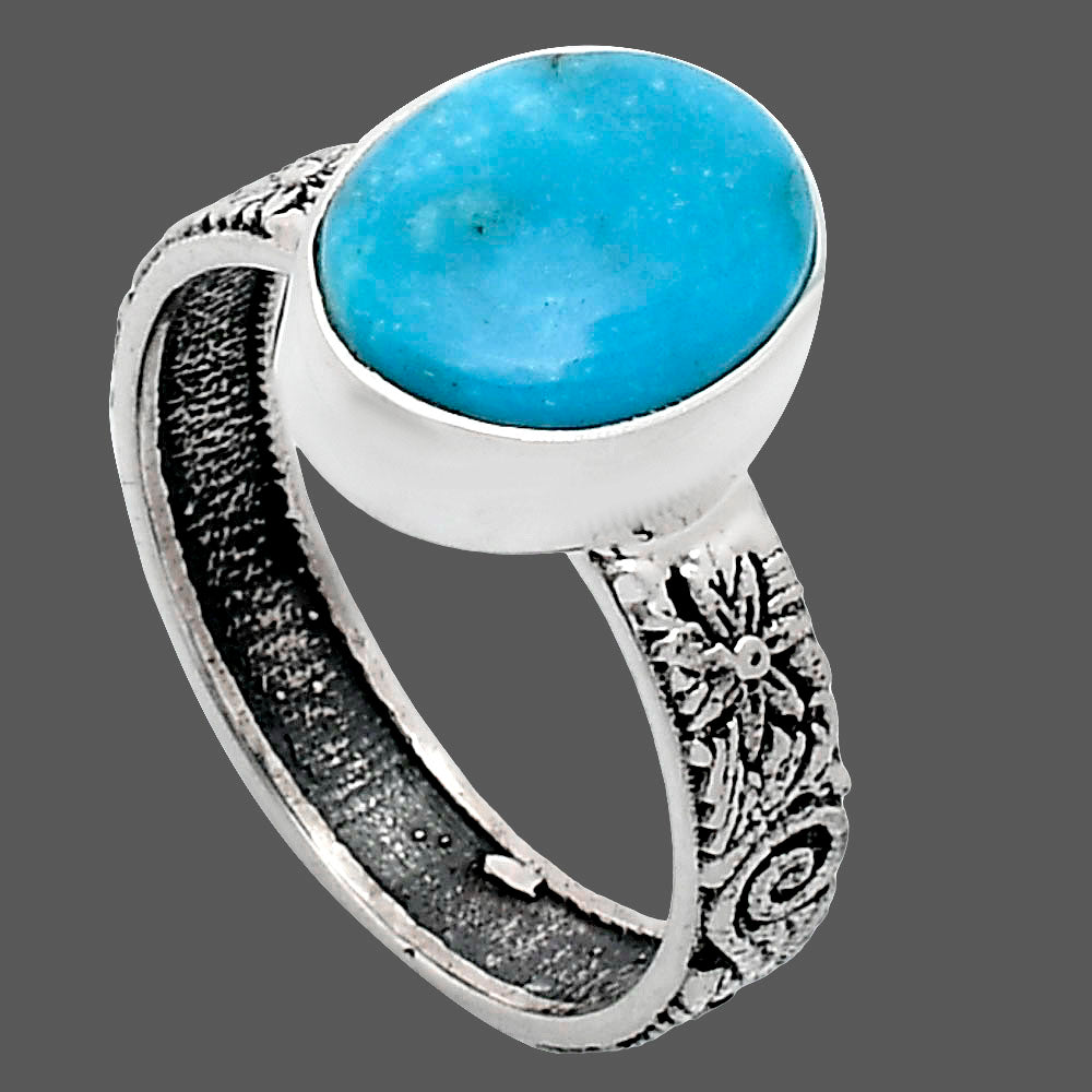 Premium Quality Sleeping Beauty Turquoise - USA Ring size-7 R-1055 27-ER11065