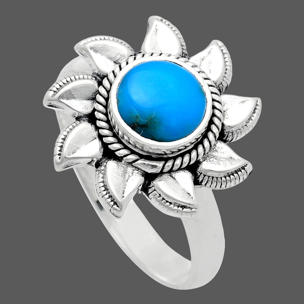 Premium Quality Sun - Sleeping Beauty Turquoise Ring size-8.5 R-1617 27-ER11072