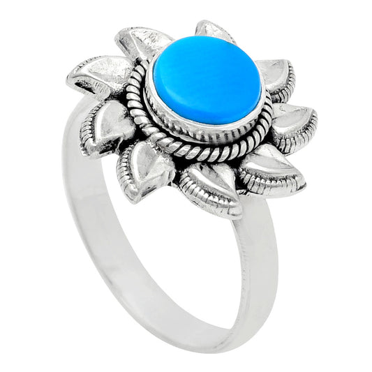 Premium Quality Sun - Sleeping Beauty Turquoise Ring size-8 R-1617 27-ER11075