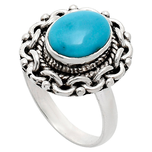 Premium Quality Sleeping Beauty Turquoise - USA Ring size-6 R-1667 27-ER11089