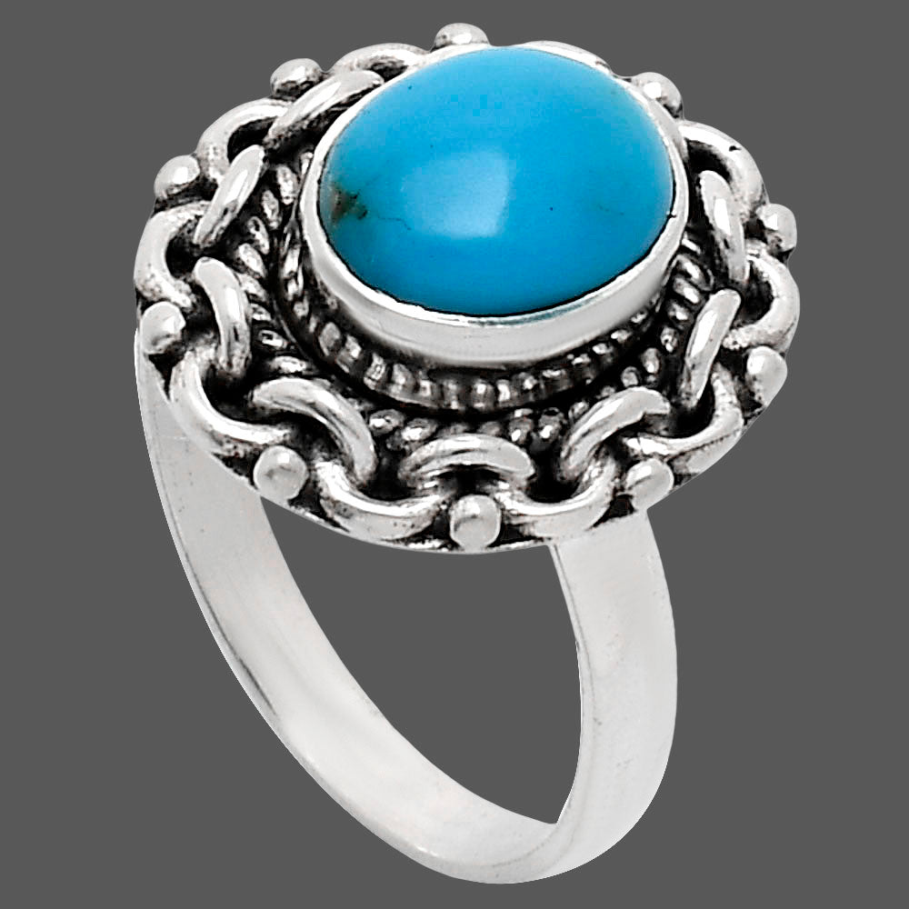 Premium Quality Sleeping Beauty Turquoise - USA Ring size-6 R-1667 27-ER11093