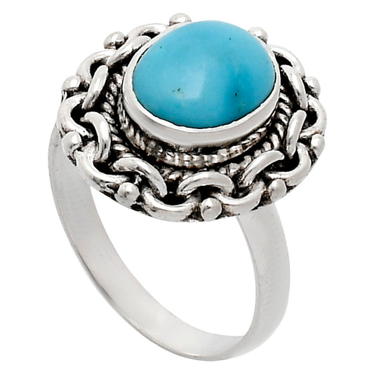 Premium Quality Sleeping Beauty Turquoise - USA Ring size-6 R-1667 27-ER11094