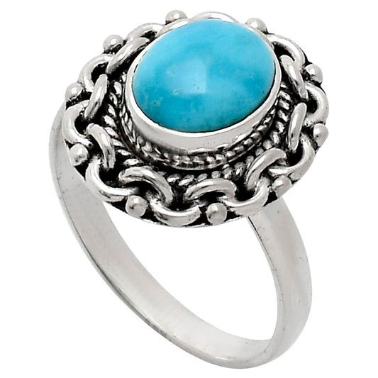 Premium Quality Sleeping Beauty Turquoise - USA Ring size-8 R-1667 27-ER11096