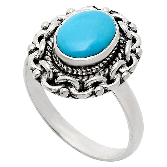 Premium Quality Sleeping Beauty Turquoise - USA Ring size-8 R-1667 27-ER11097