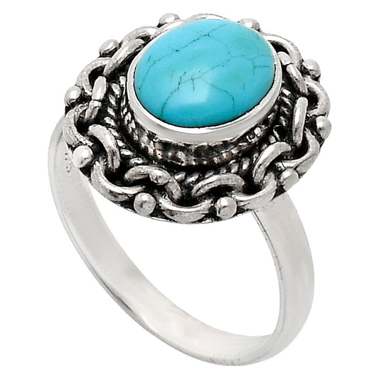 Premium Quality Sleeping Beauty Turquoise - USA Ring size-7 R-1667 27-ER11098