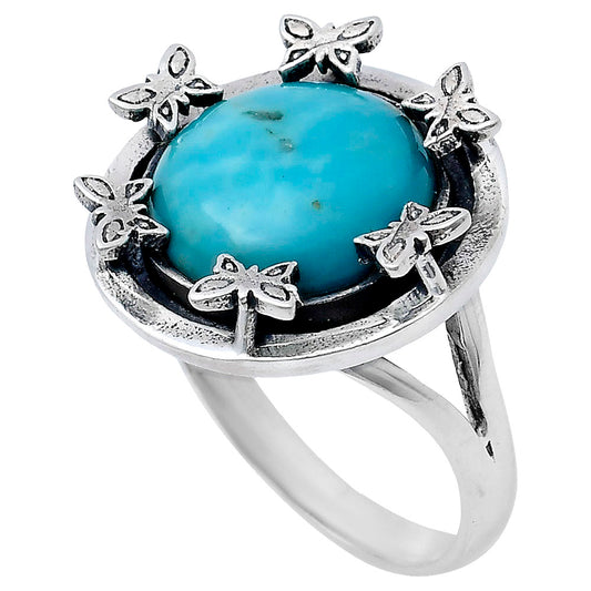 Premium Quality Turquoise Nevada Aztec Mt Ring size-7 R-1716 27-ER11107