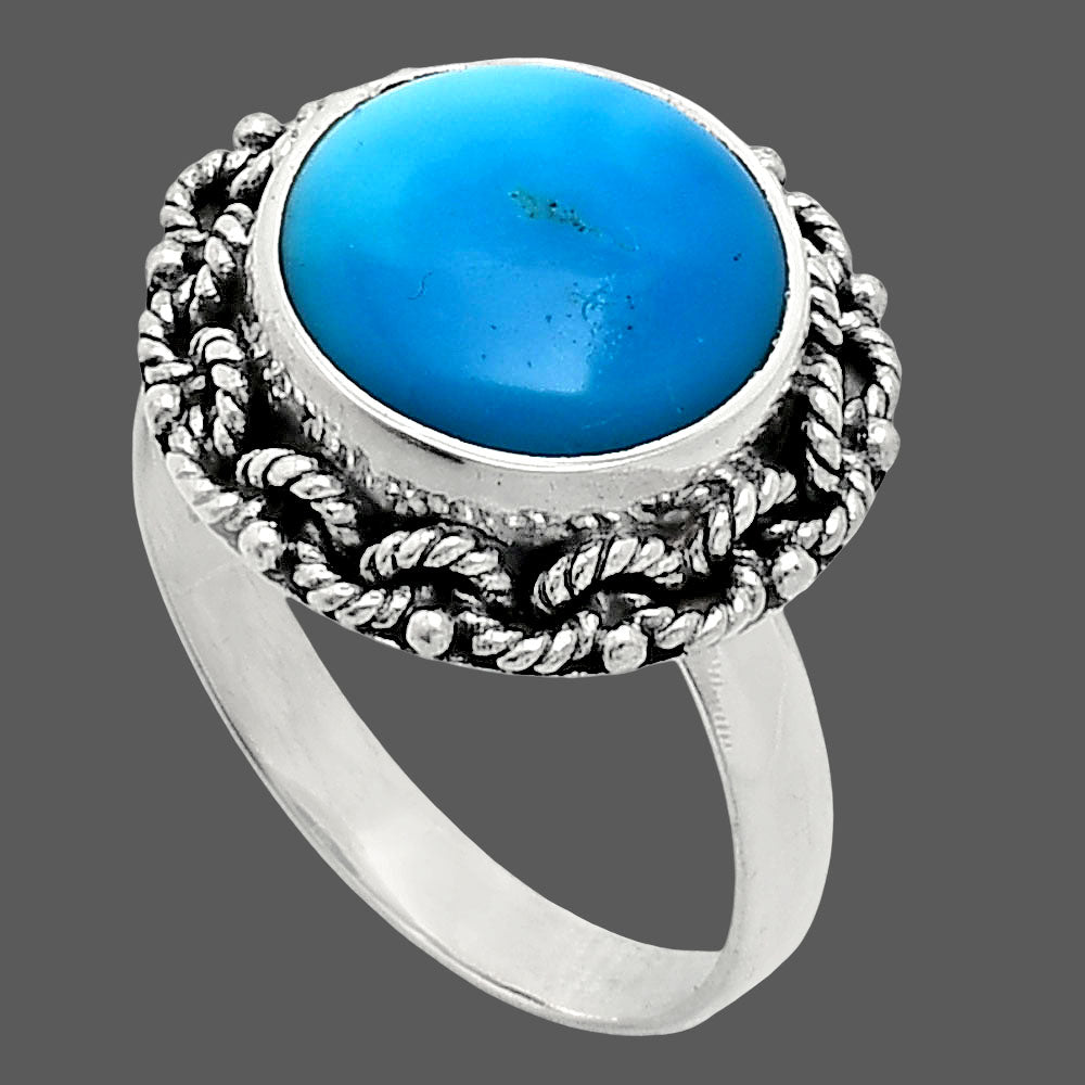 Premium Quality Sleeping Beauty Turquoise Ring size-9 R-1266 27-ER11118