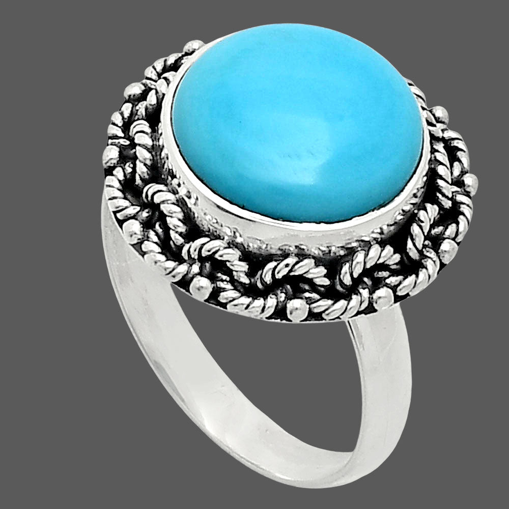Premium Quality Sleeping Beauty Turquoise Ring size-8 R-1266 27-ER11124
