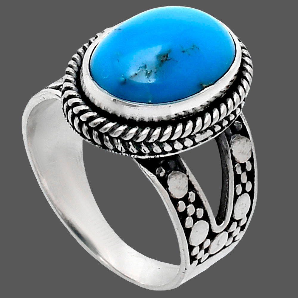 Premium Quality Sleeping Beauty Turquoise Ring size-8 R-1732 27-ER11129