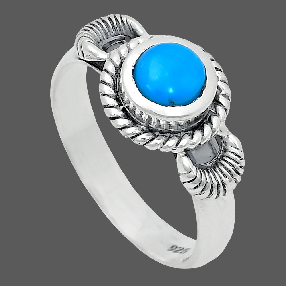 Premium Quality Sleeping Beauty Turquoise - USA Ring size-6 R-1733 27-ER11133