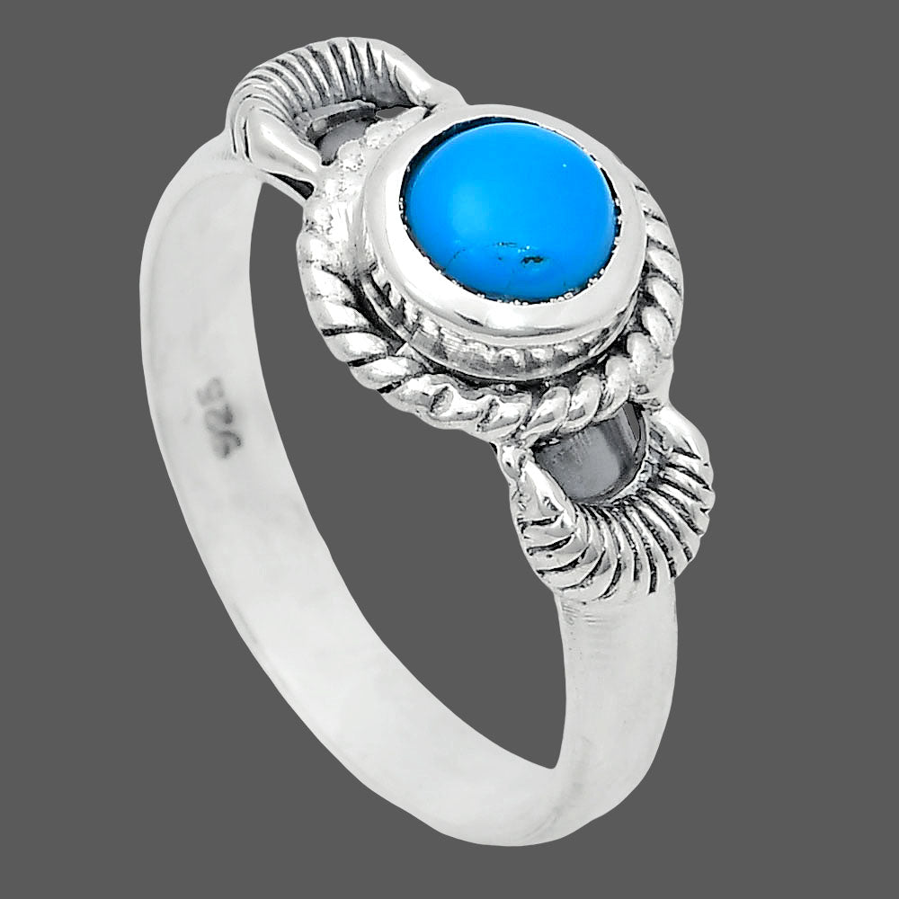 Premium Quality Sleeping Beauty Turquoise - USA Ring size-7 R-1733 27-ER11141