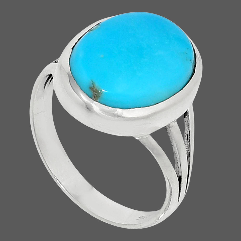 Premium Natural Turquoise Nevada Aztec Mt Ring size-9 R-1006 27-ER11193