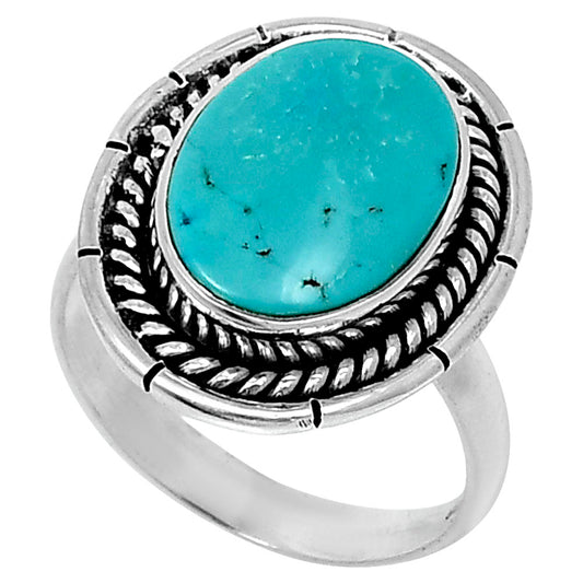 Premium Natural Turquoise Nevada Aztec Mt Ring size-7 R-1728 27-ER11211