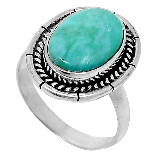 Premium Natural Turquoise Nevada Aztec Mt Ring size-8 R-1728 27-ER11215