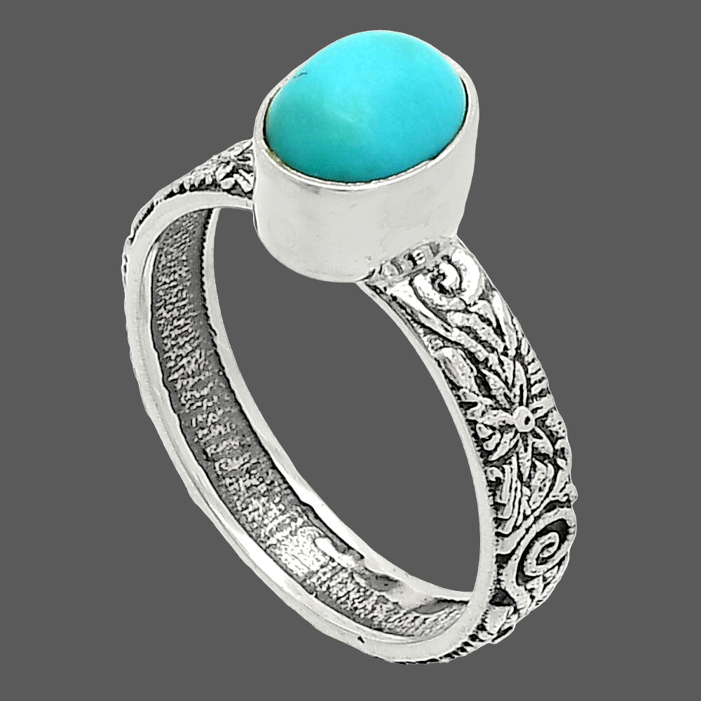 Sleeping Beauty Turquoise - USA Ring size-7 R-1055 27-ER11282
