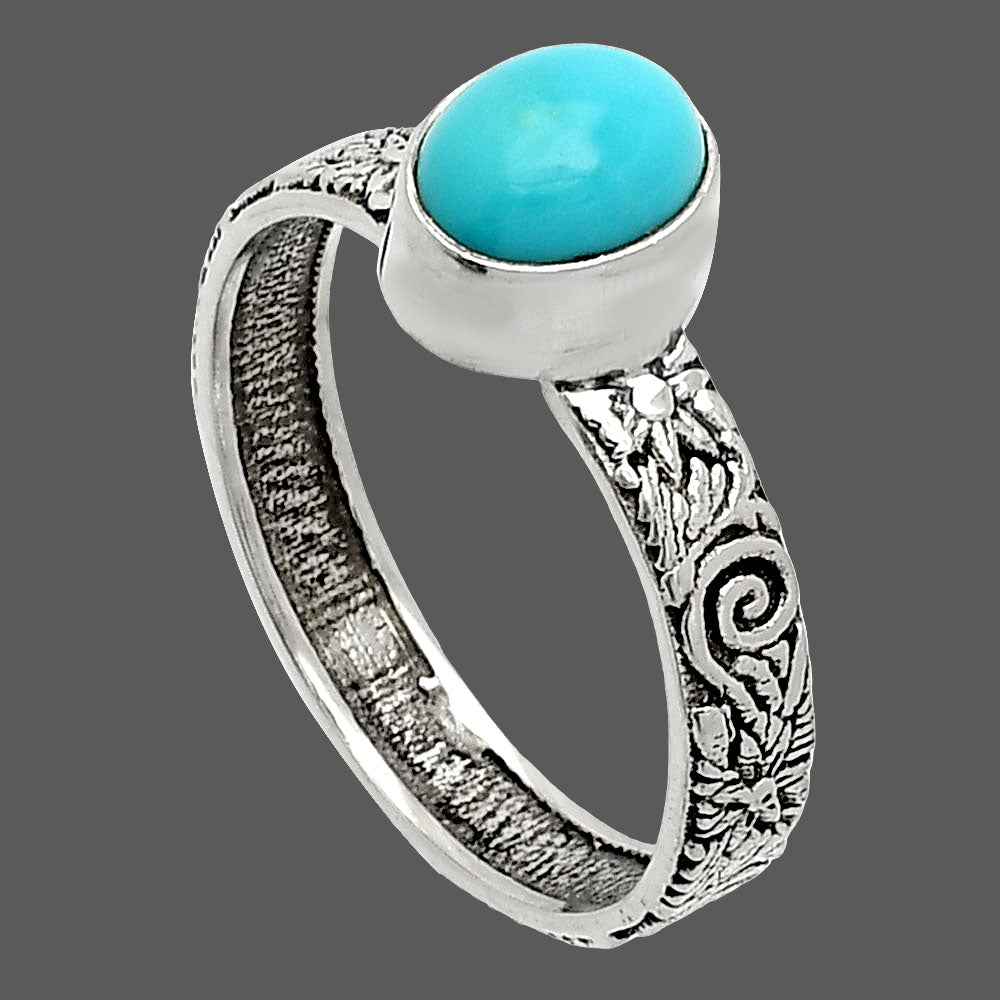 Sleeping Beauty Turquoise - USA Ring size-9 R-1055 27-ER11290