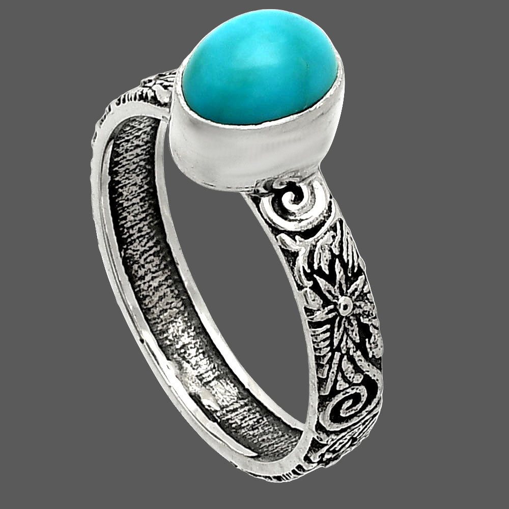 Sleeping Beauty Turquoise - USA Ring size-8 R-1055 27-ER11307
