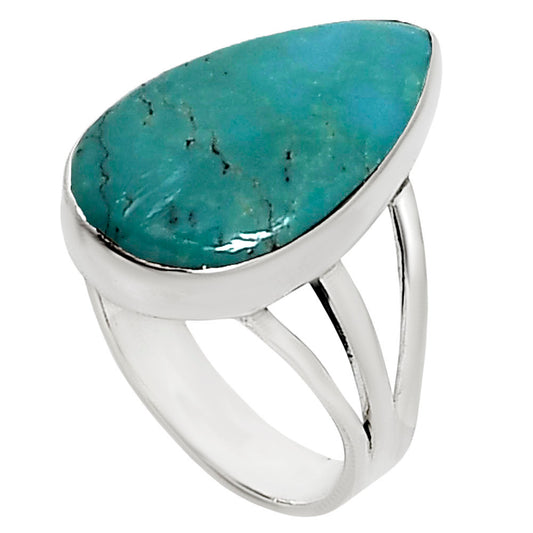 Natural Rare Turquoise Nevada Aztec Mt Ring size-9 R-1003 27-ER15136