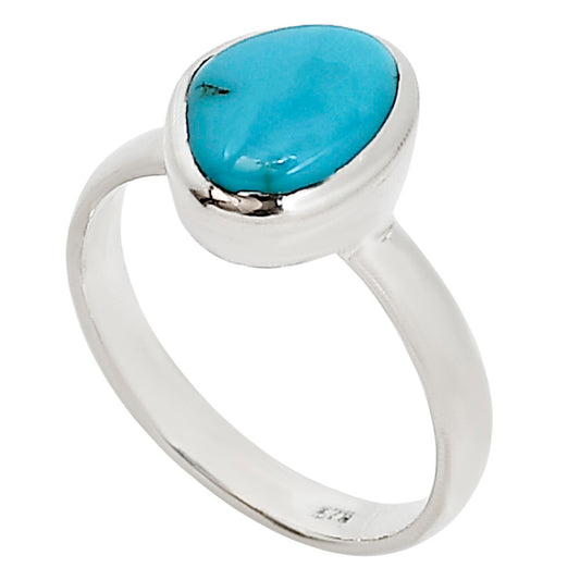 Sleeping Beauty turquoise Ring size-8 R-1004 27-ER15225