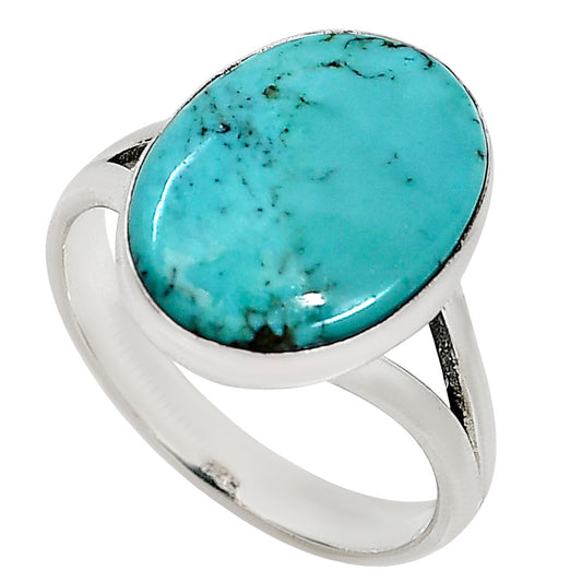 Natural Rare Turquoise Nevada Aztec Mt Ring size-10 R-1002 27-ER15271