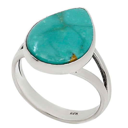 Natural Rare Turquoise Nevada Aztec Mt Ring size-8.5 R-1002 27-ER15291