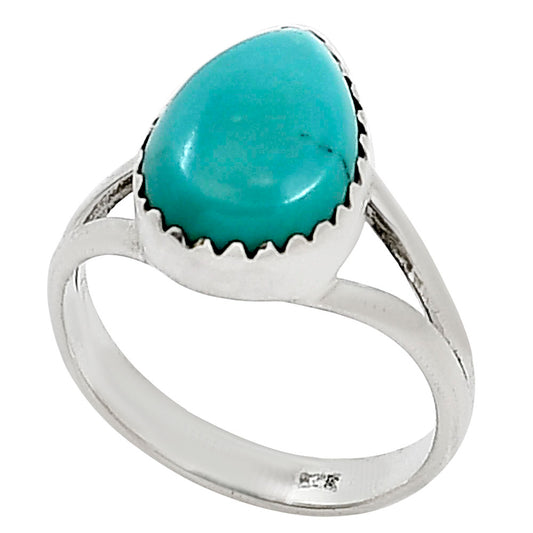 Natural Rare Turquoise Nevada Aztec Mt Ring size-6 R-1210 27-ER15396