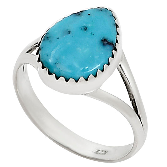 Natural Rare Turquoise Nevada Aztec Mt Ring size-9 R-1210 27-ER15399