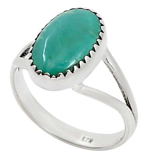 Natural Rare Turquoise Nevada Aztec Mt Ring size-8 R-1210 27-ER15406