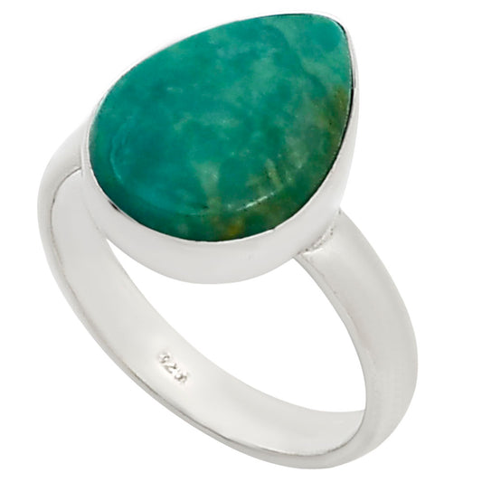 Natural Rare Turquoise Nevada Aztec Mt Ring size-5.5 R-1001 27-ER15507