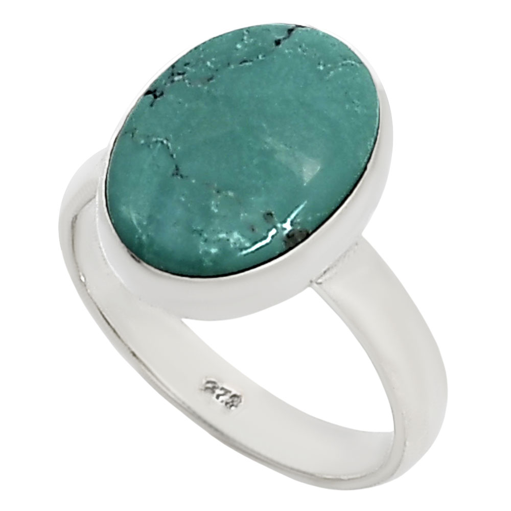 Natural Rare Turquoise Nevada Aztec Mt Ring size-6 R-1001 27-ER15509