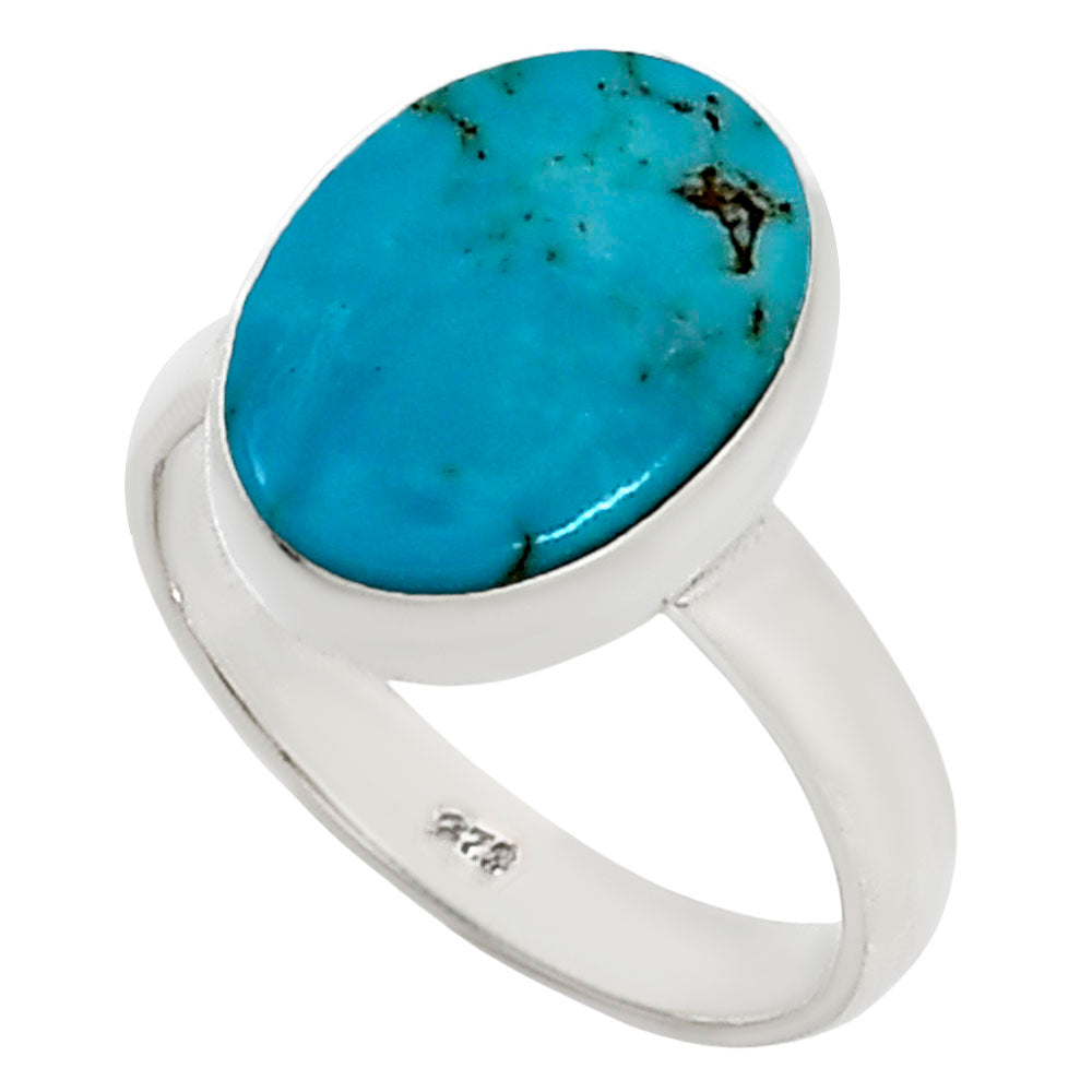 Natural Rare Turquoise Nevada Aztec Mt Ring size-7 R-1001 27-ER15553