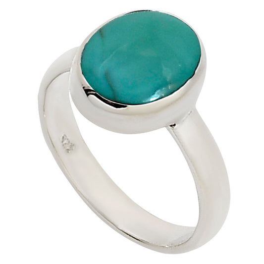 Natural Rare Turquoise Nevada Aztec Mt Ring size-7 R-1004 27-ER15701