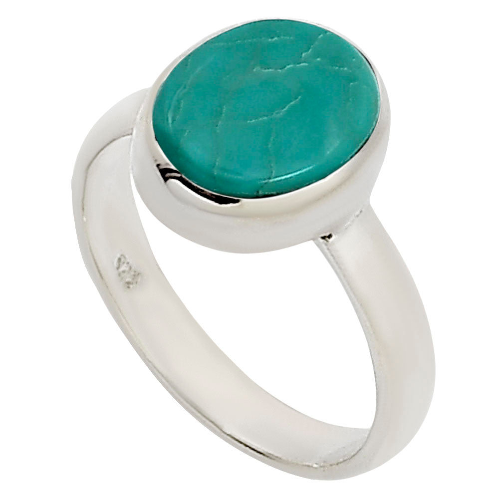 Natural Rare Turquoise Nevada Aztec Mt Ring size-8 R-1004 27-ER15736