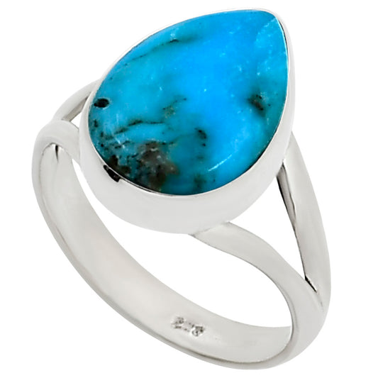 Natural Rare Turquoise Nevada Aztec Mt Ring size-7 R-1002 27-ER15747