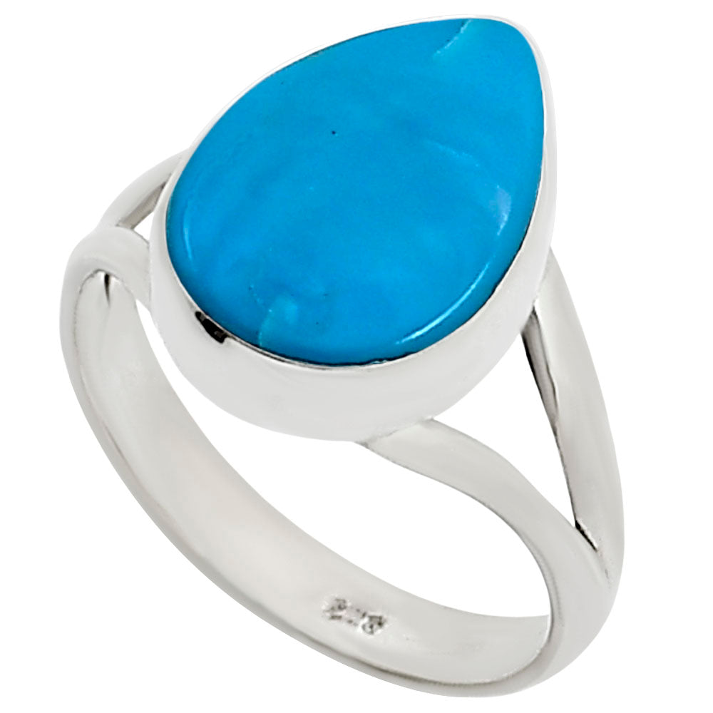 Natural Rare Turquoise Nevada Aztec Mt Ring size-7 R-1002 27-ER15759