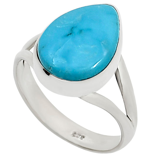 Natural Rare Turquoise Nevada Aztec Mt Ring size-7 R-1002 27-ER15764