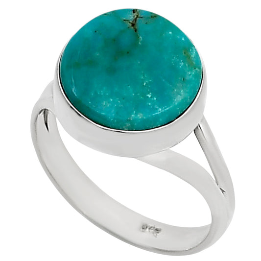 Natural Rare Turquoise Nevada Aztec Mt Ring size-8 R-1002 27-ER15771