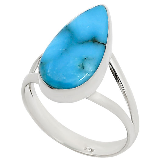 Natural Rare Turquoise Nevada Aztec Mt Ring size-8 R-1002 27-ER15779