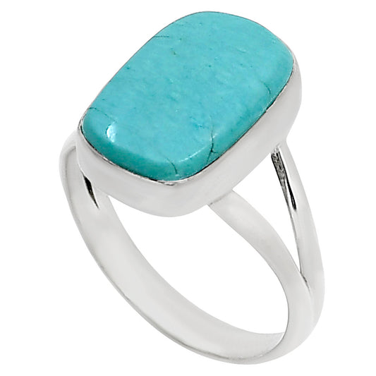 Natural Rare Turquoise Nevada Aztec Mt Ring size-8 R-1002 27-ER15784