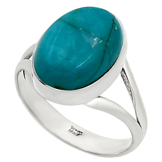 Natural Rare Turquoise Nevada Aztec Mt Ring size-8 R-1002 27-ER15786
