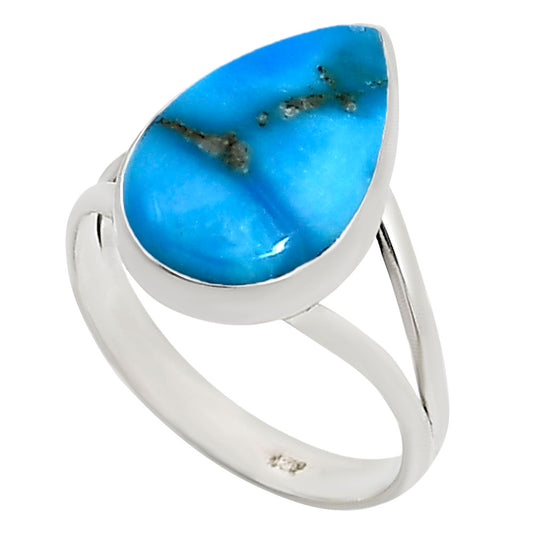 Natural Rare Turquoise Nevada Aztec Mt Ring size-9 R-1002 27-ER15791