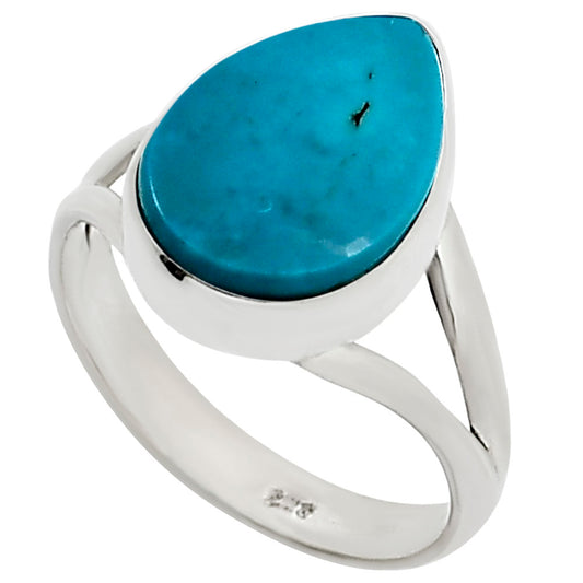 Natural Rare Turquoise Nevada Aztec Mt Ring size-9 R-1002 27-ER15795