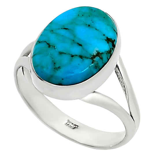 Natural Rare Turquoise Nevada Aztec Mt Ring size-9 R-1002 27-ER15801