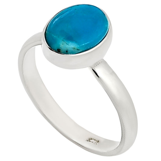 Natural Rare Turquoise Nevada Aztec Mt Ring size-5 R-1001 27-ER15841