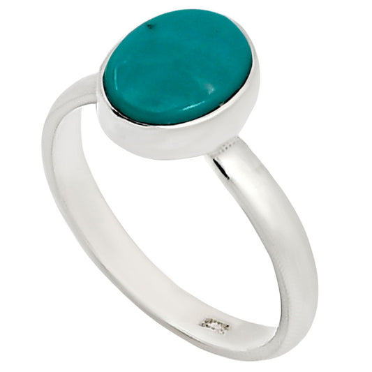 Natural Rare Turquoise Nevada Aztec Mt Ring size-7 R-1001 27-ER15922