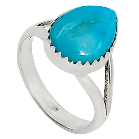 Natural Rare Turquoise Nevada Aztec Mt Ring size-5 R-1227 27-ER16020