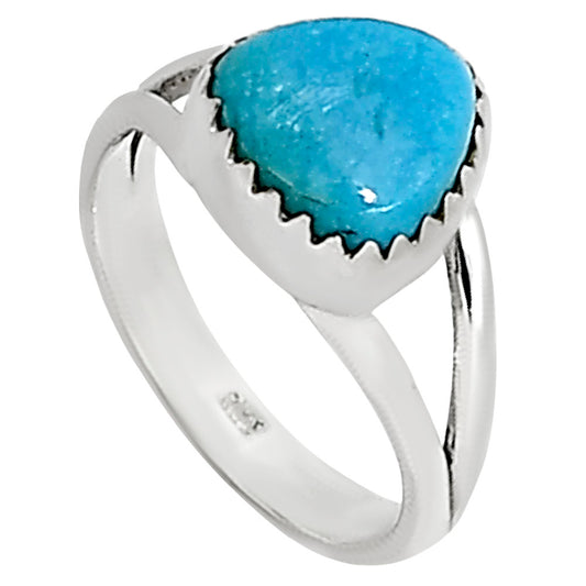 Natural Rare Turquoise Nevada Aztec Mt Ring size-5 R-1227 27-ER16022