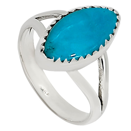 Natural Rare Turquoise Nevada Aztec Mt Ring size-5 R-1227 27-ER16026