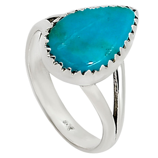 Natural Rare Turquoise Nevada Aztec Mt Ring size-5 R-1227 27-ER16030