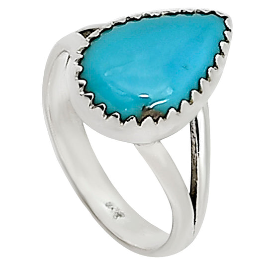 Natural Rare Turquoise Nevada Aztec Mt Ring size-6 R-1227 27-ER16056